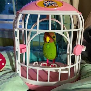 Little Live Pets Bird With Cage Toy